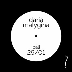 daria malygina - the question mark bali - opening 29/01