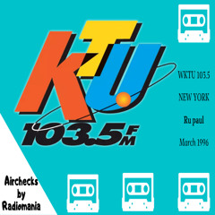 WKTU 103.5 NEW YORK "Ru Paul & Michelle Visage"  March 1996