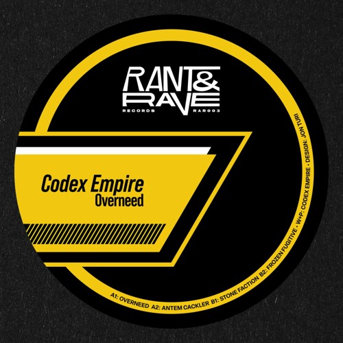 Premiere: Codex Empire - Overneed [RAR003]