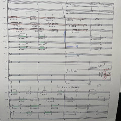we walk in the sun in hundreds (2022) for orchestra [READING EXCERPT]
