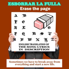 ESBORRAR LA FULLA (Erase the page)