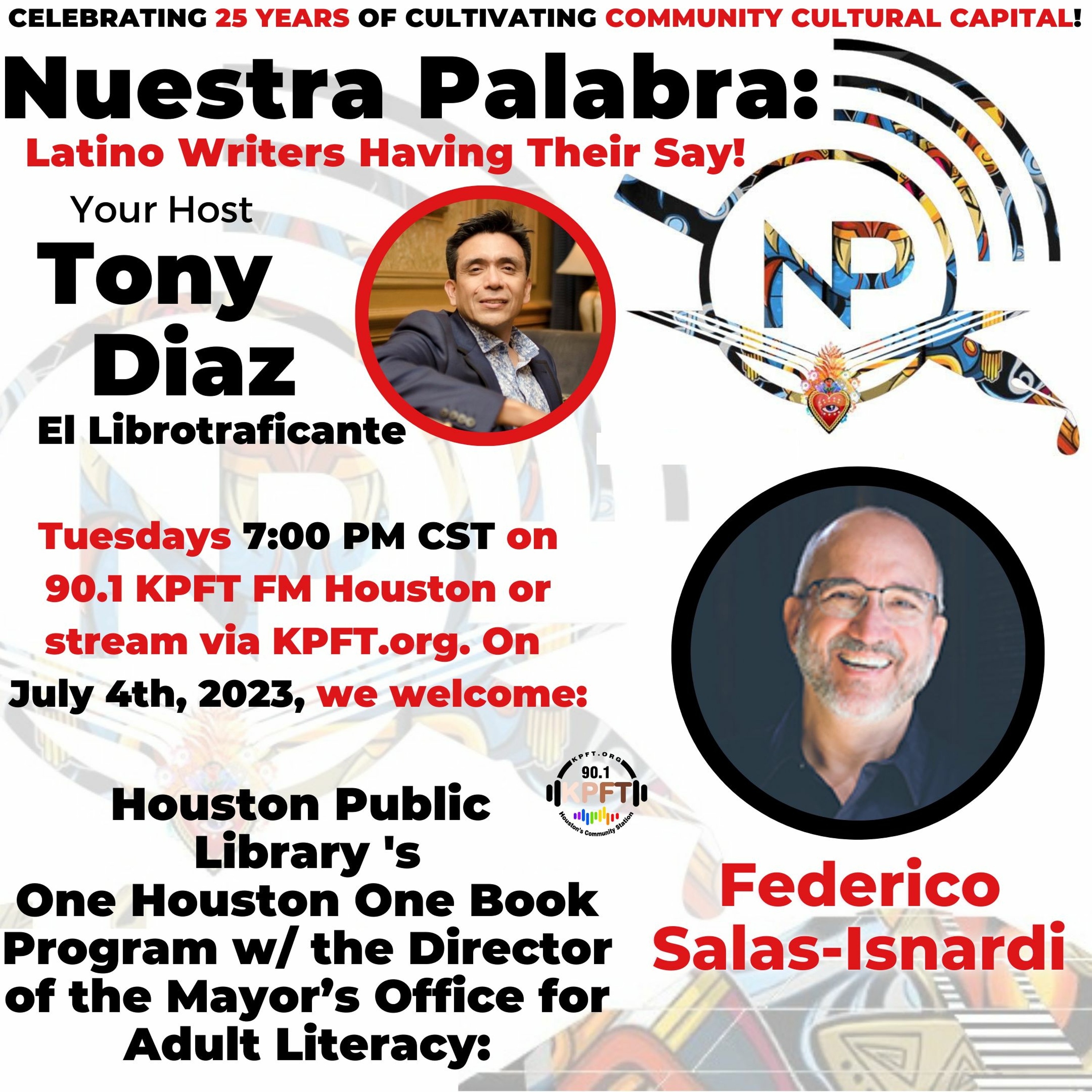 Nuestra Palabra: Latino Writers Have Their Say w/ Tony Diaz