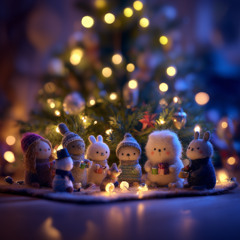 04_Snow is falling on the quiet street ver1