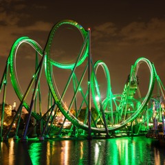 Rollercoaster at Night