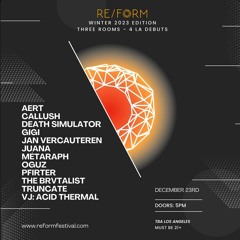 RE/FORM Festival Winter 2023 Contest | gudemami (Minimal, Acid Techno)