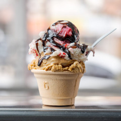 Instrucciones para tomar un helado