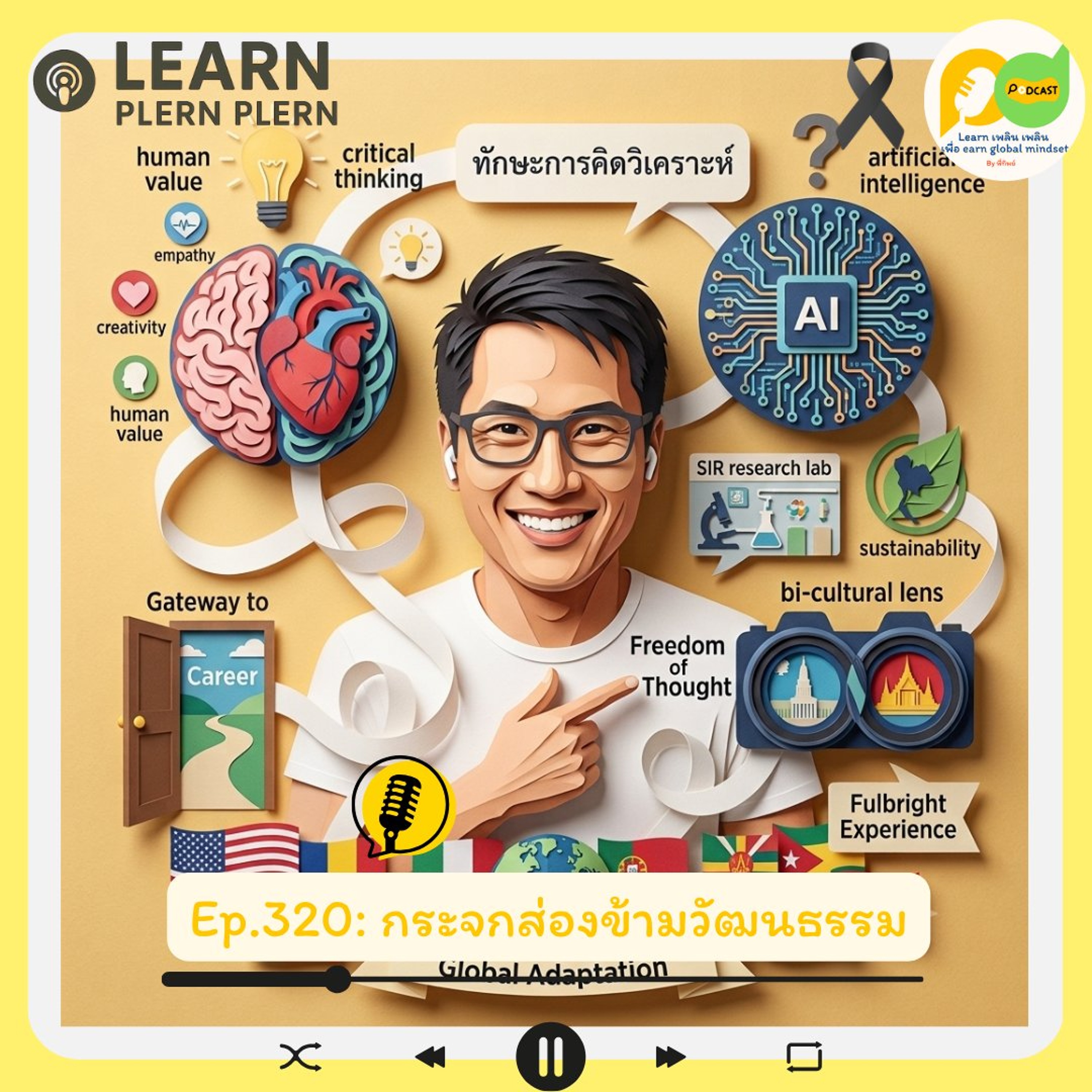 Learn Plern Plern_Ep.320 (กระจกส่องข้ามวัฒนธรรม)