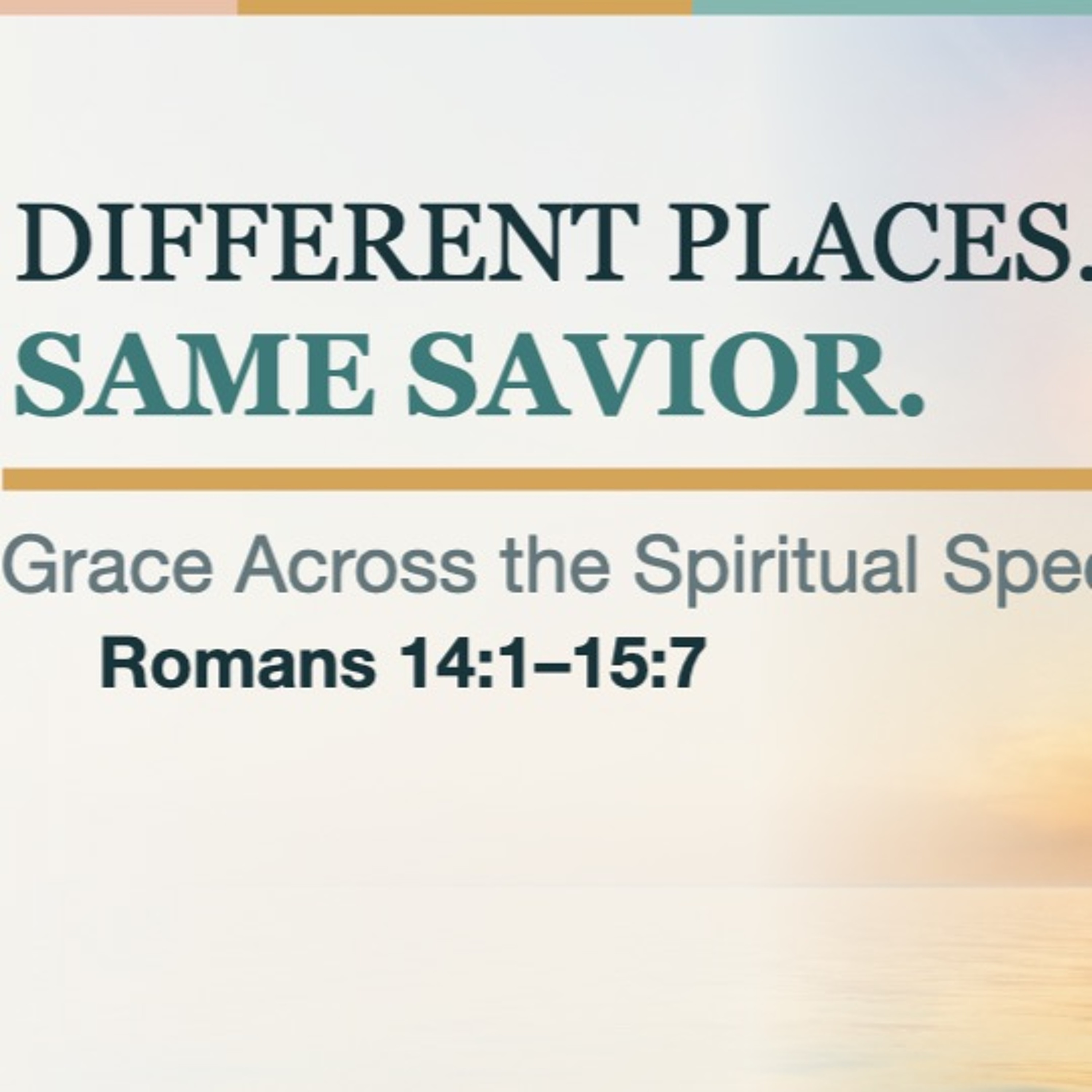 Different Places Same Savior episode artwork
