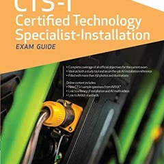 ACCESS [PDF EBOOK EPUB KINDLE] CTS-I Certified Technology Specialist-Installation Exa