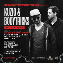 Straight Forward Techno w/ Kuzio & Bodytricks @ Mauerpfeiffer 19.01.24