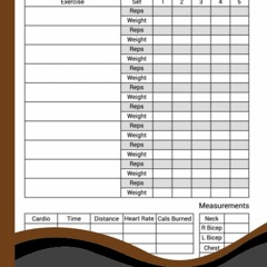 PDF read online Weight Lifting Log Book: Workout Log Book/ Daily Fitness and Weight Tracke