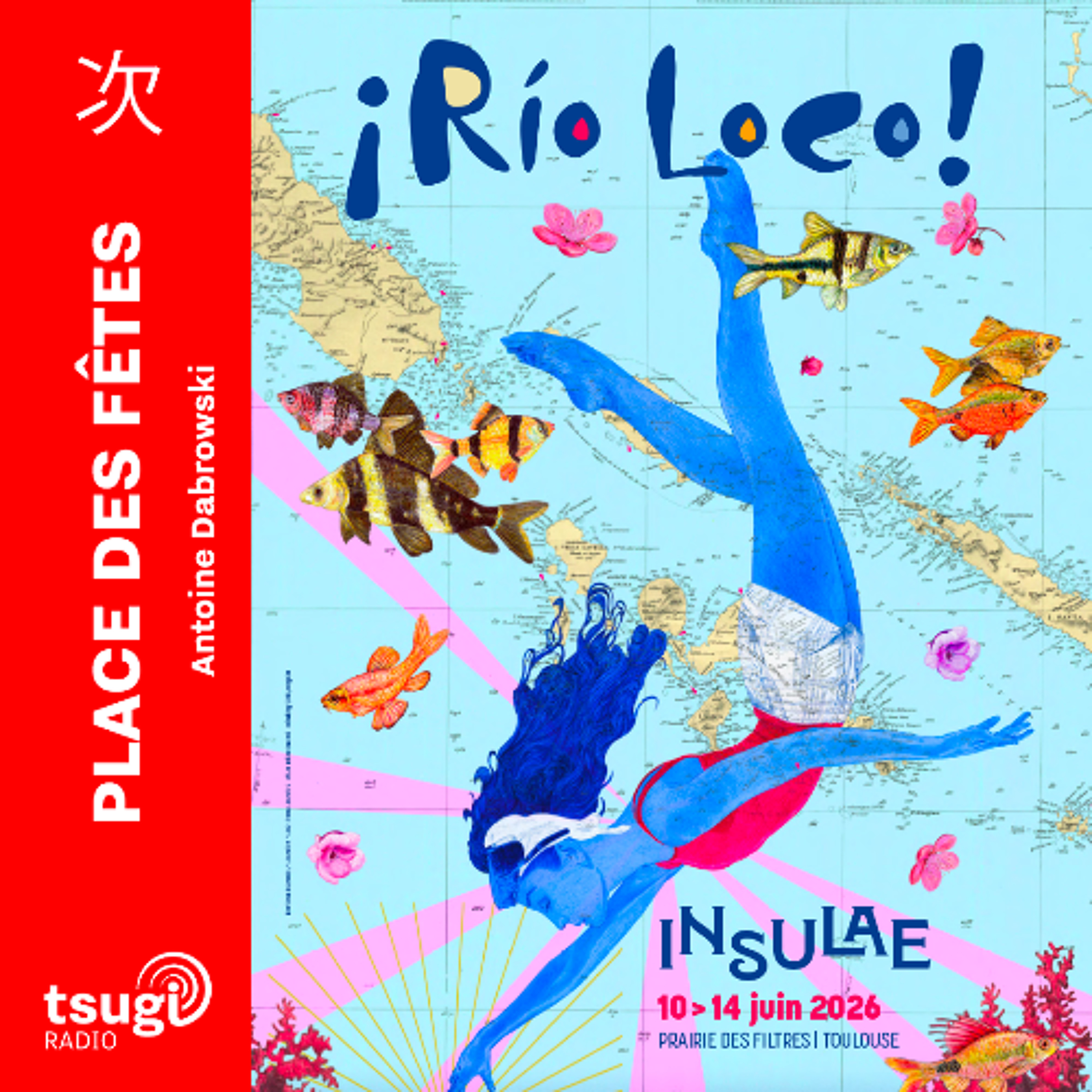 Place des Fêtes · Rio Loco avec Hey Bony, Fabien Lhérisson, Vincent Lasserre et la chronique d'Olivier Forest episode artwork