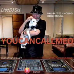 YOUCANCALLMEO Full Live DJ Set from Radio Rudina - House / Tech House / Disco House Music