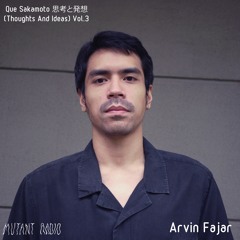 Arvin Fajar [Que Sakamoto 思考と発想(Thoughts And Ideas) Vol.3]