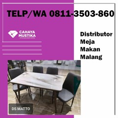 TELP/WA 0811-3503-860, Distributor Meja Makan Kaca Modern 6 Kursi Malang