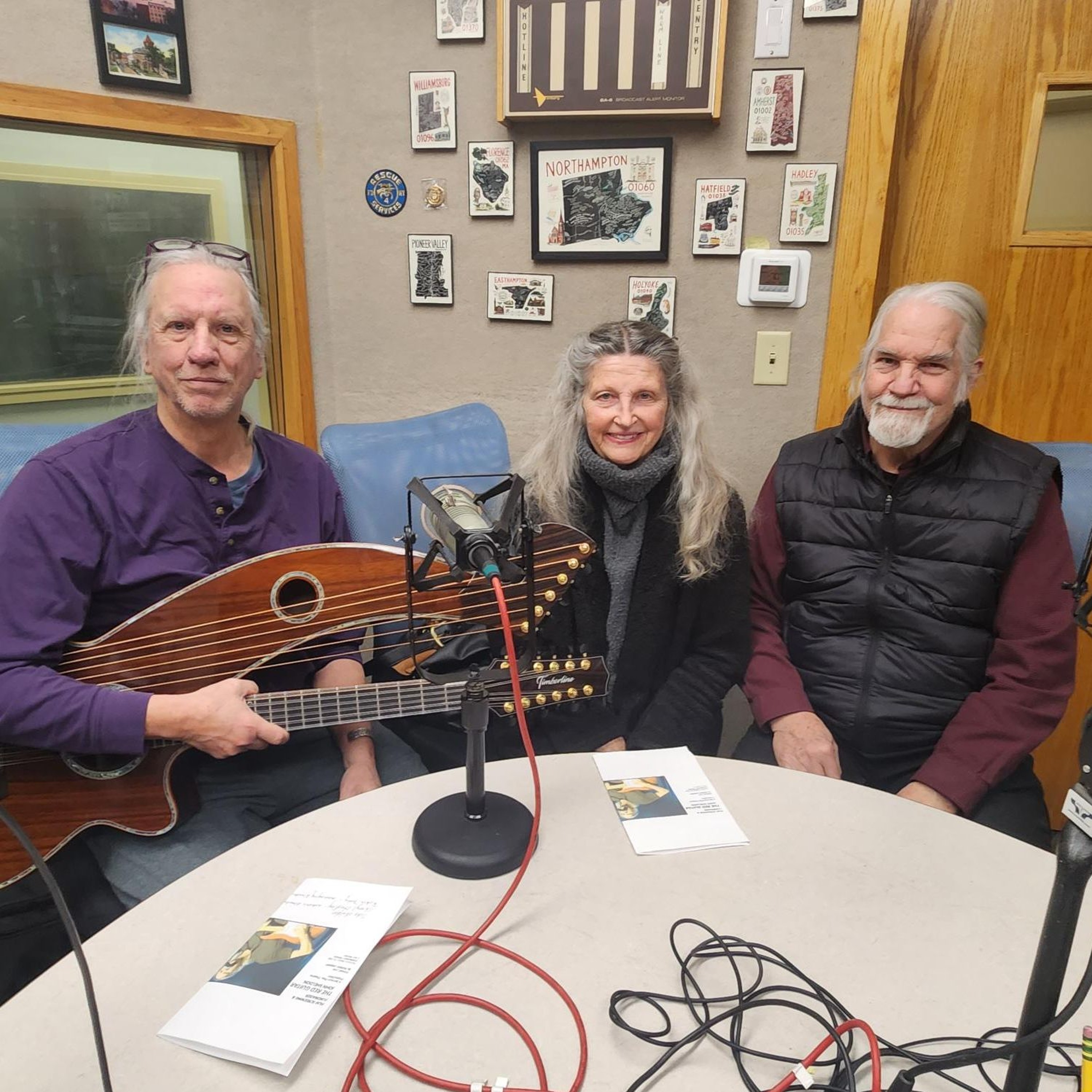 Sheryl Stoodley (artistic dir), John Sheldon (Red Guitarist), Robin Doty (managing dir) episode artwork