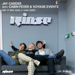 Jay Carder with Cabin Fever & Voyage Events - 17 December 2022
