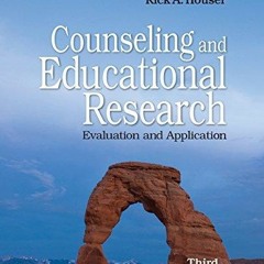 Read ebook [PDF] Counseling and Educational Research: Evaluation and Application