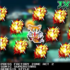 [16-Bit;Genesis]Press Factory Zone Act 2 - Sonic Superstars