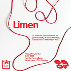 89 Sound Art School: Limen group exhibition @Huset For Kunst & Design, Holstebro