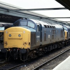 D200 & 81003 at Carlisle, 37227+174 at Preston on Clyde Cement train - Sep/Oct 1986