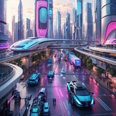 Picture a Futuristic Metropolis
