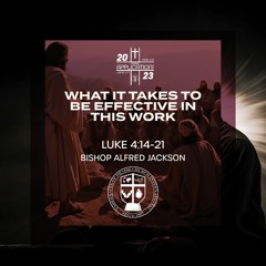 Sermon || What It Takes to Be Effective in This Work || Bishop Alfred Jackson