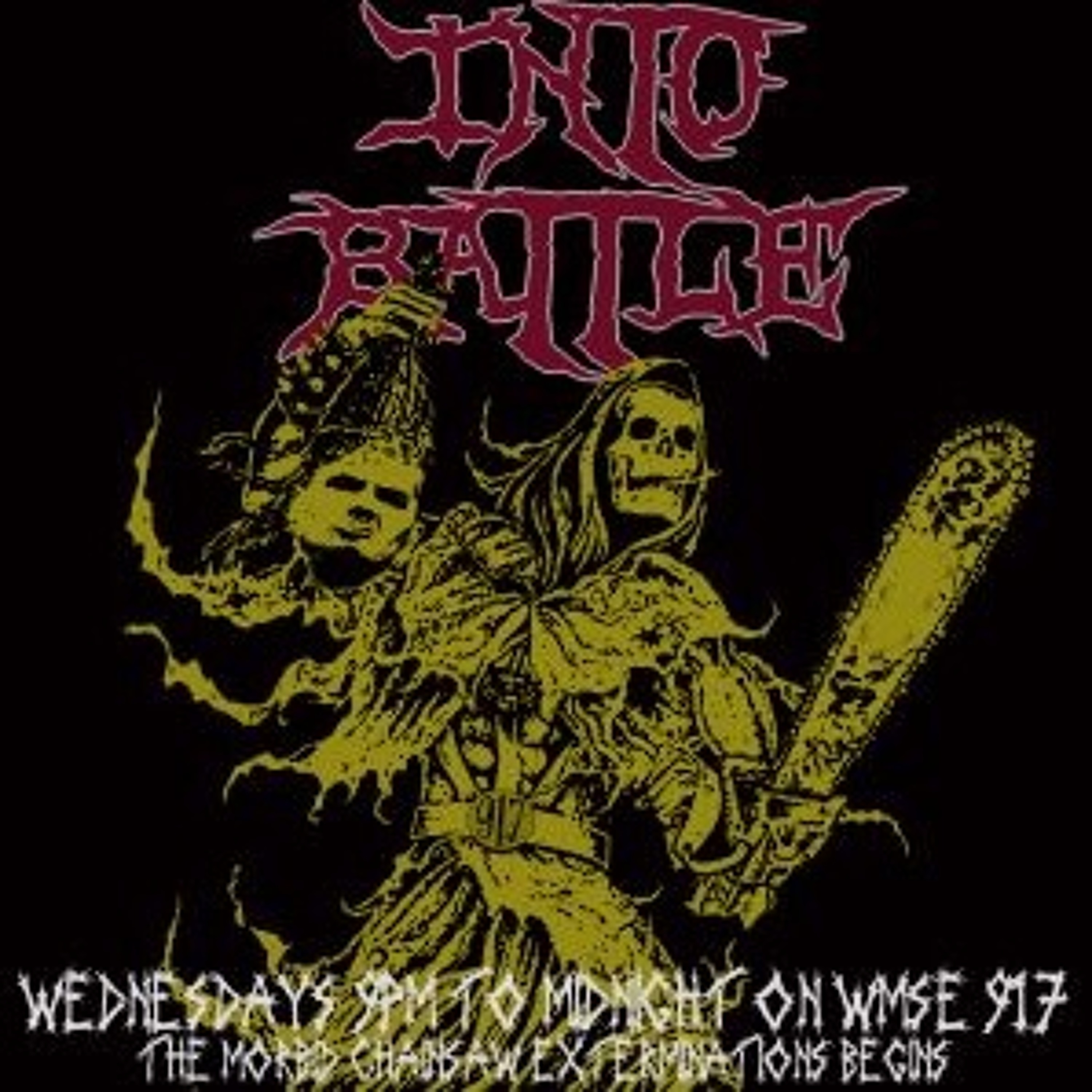"Into Battle" Metal on 91.7 WMSE (9/16/20) episode artwork