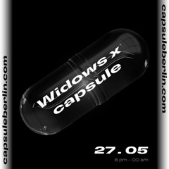 Widows x capsule: He duh b2b Dangermami @ capsule berlin 27.05.21