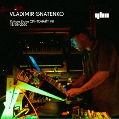 Vladimir Gnatenko - Kultura Zvuka СИНТОНАЙТ #006 [Live Set]
