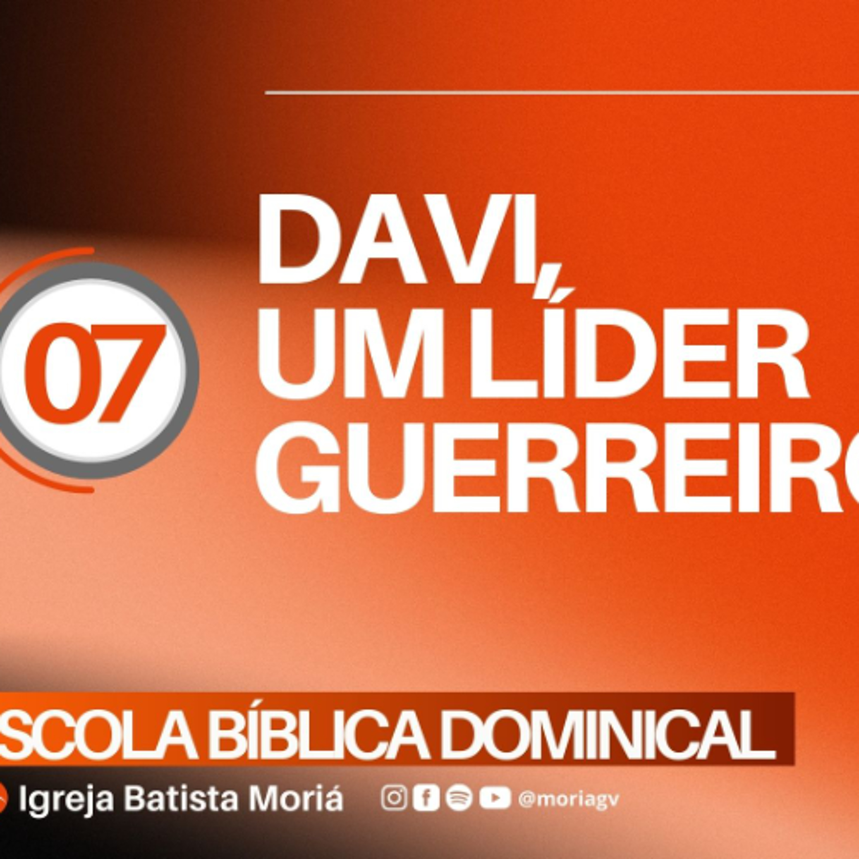 Davi, um líder guerreiro - Pra. Jacqueline Coelho - Escola Bíblica Dominical - [26.04.2026]