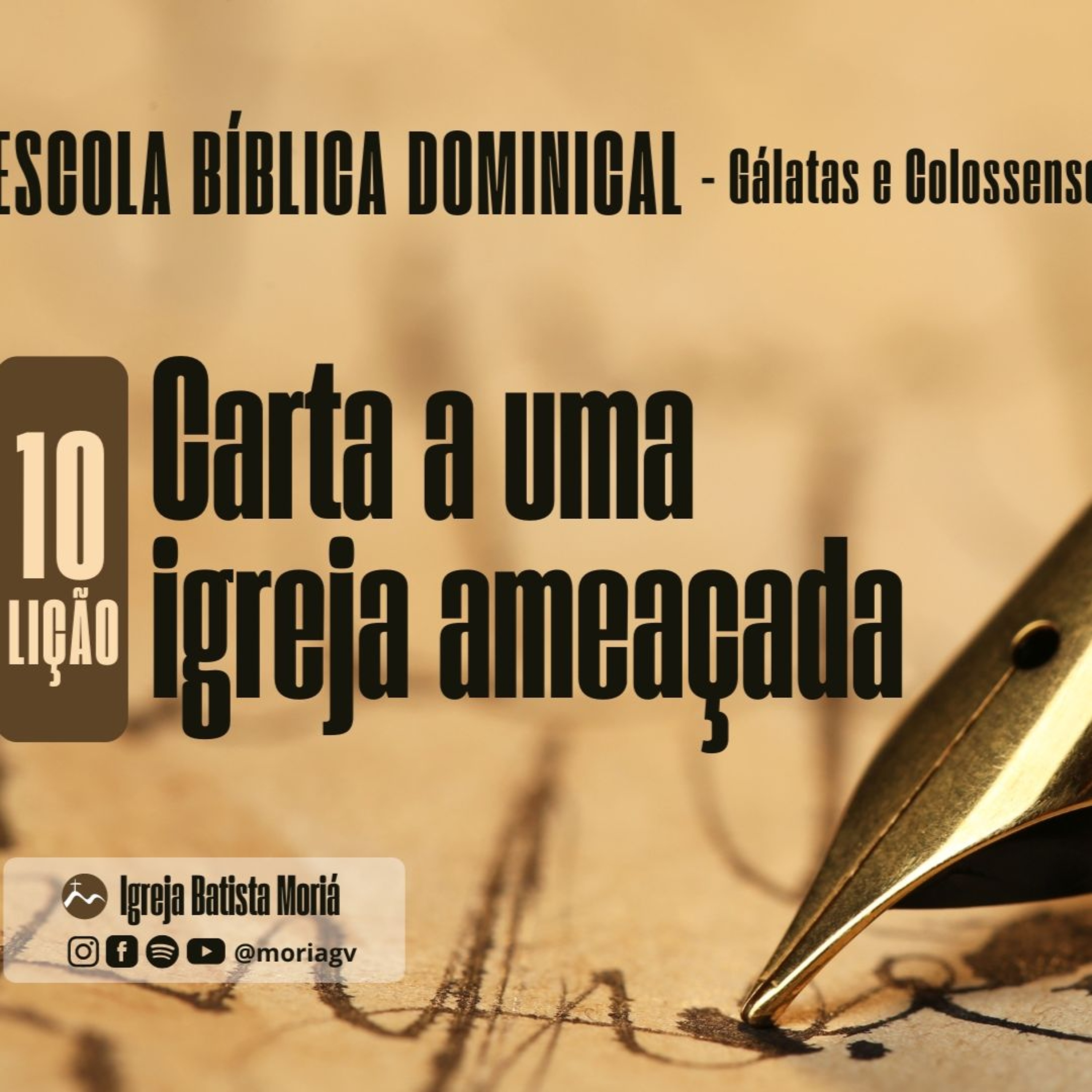 Carta a uma igreja ameaçada - Pra. Geórgia Almeida - EBD [09.06.2024] episode artwork