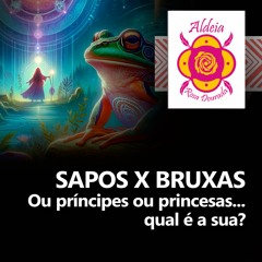 SAPOS X BRUXAS..... Ou príncipes ou princesas... qual é a sua?