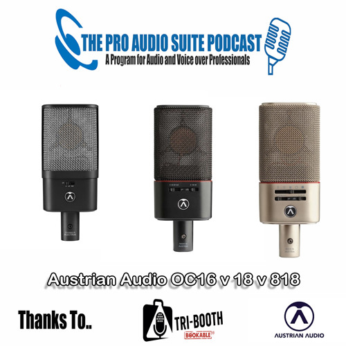 Austrian Audio Mic Shootout OC16 v OC18 v OC818 Compared