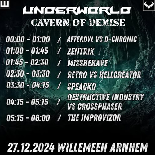 27-12- 2024  Underworld   Dj Afterdyl vs D-chronic