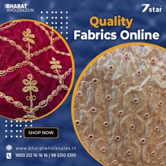 Shop Quality Fabrics Online from India's Largest Fabric Store