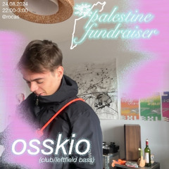 osskio - kapuzi 24.08.24 - palestine fundraiser