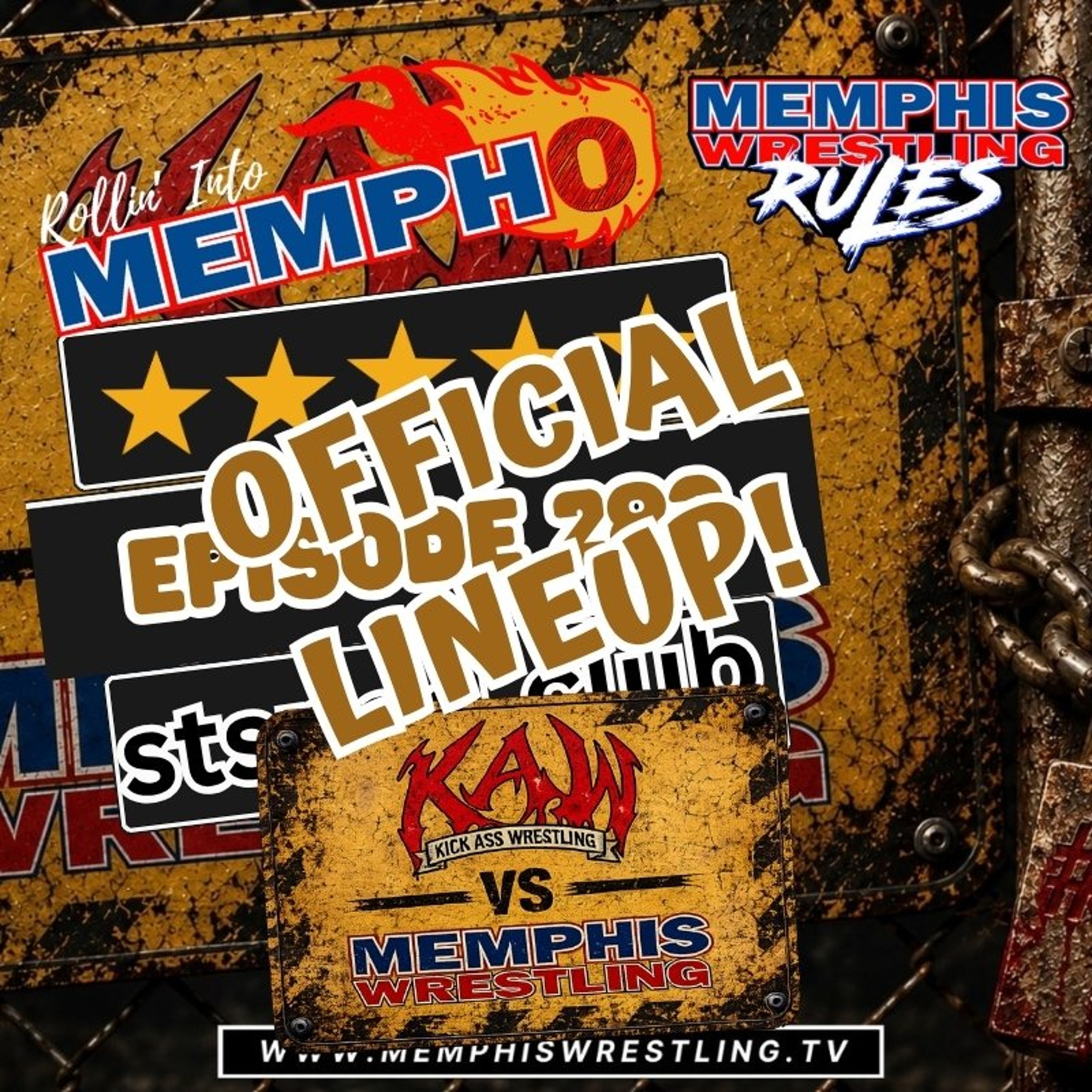 OFFICIAL LINEUP Memphis Wrestling, Episode 283 episode artwork