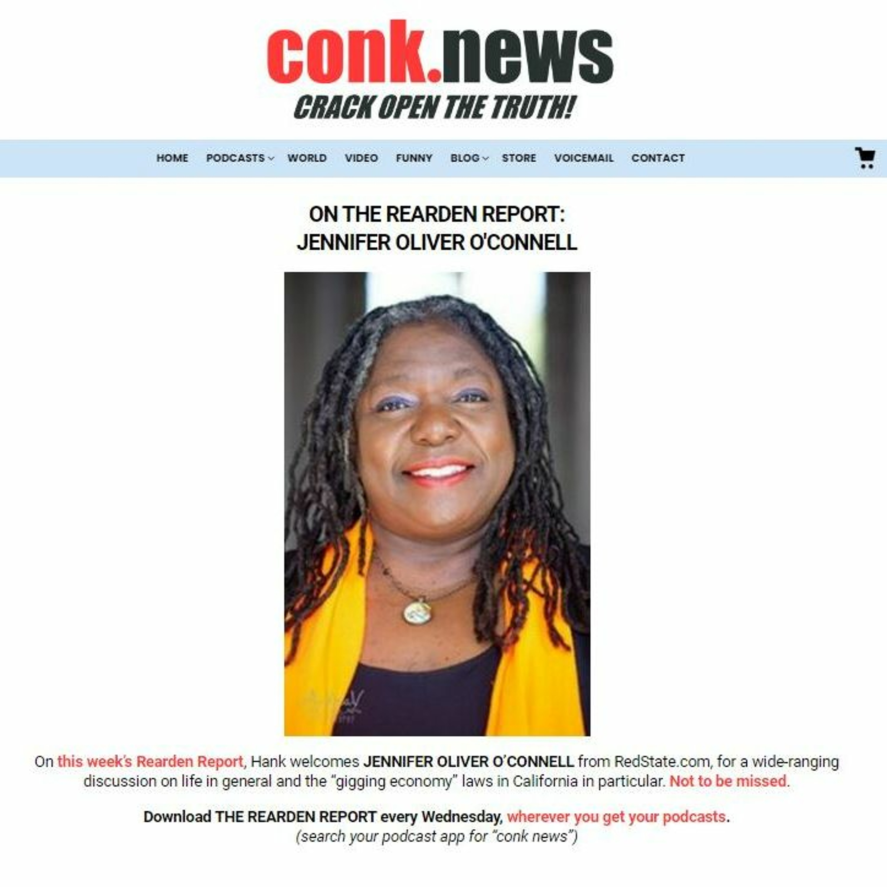 Jennifer Oliver O'Connell On The Rearden Report Podcast