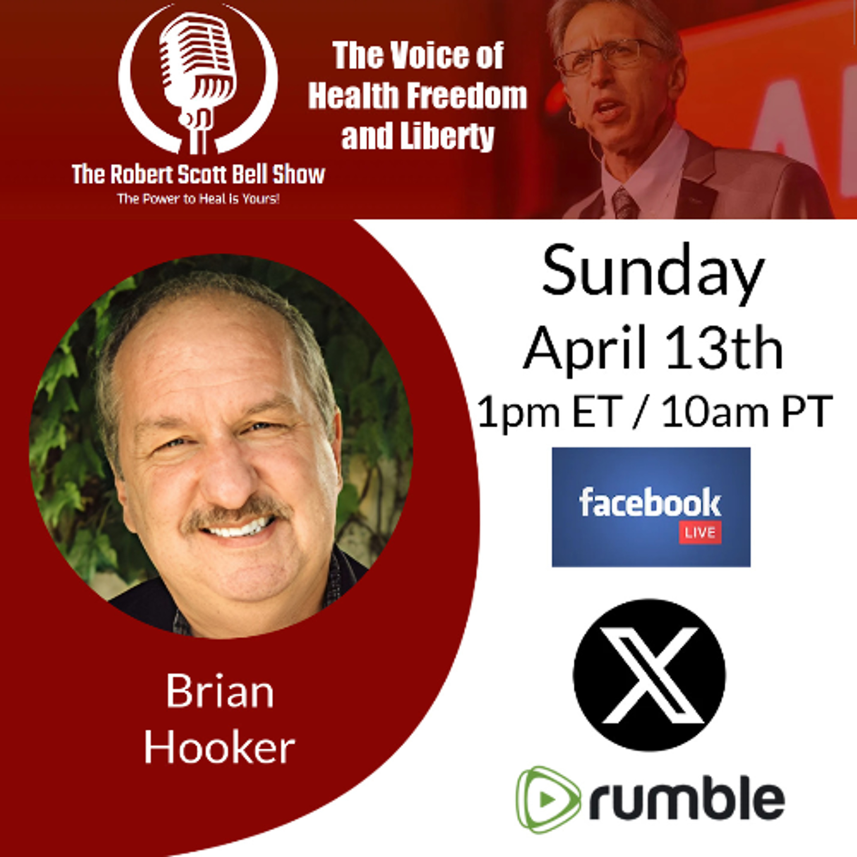 A Sunday Conversation with Brian Hooker PhD - Tylenol, Measles, Autism Risk & Healing Truth - The RSB Show 4-13-25