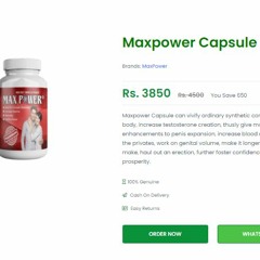 MaxPower Capsule Price in Pakistan