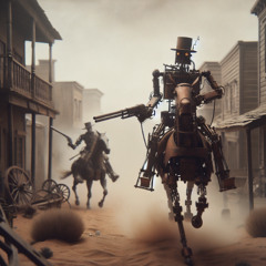Robot Gunslinger's Last Ride