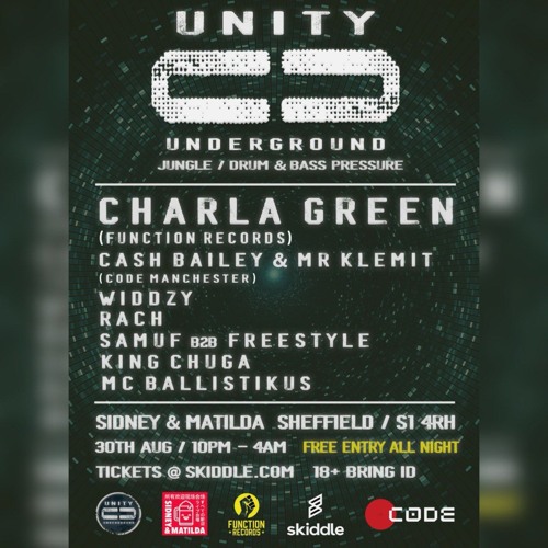 RACH LIVE ‪@unityunderground‬ August 30th 2024 11PM-12AM Jungle Set