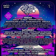 OFF THE GRID CAMPOUT FESTIVAL- MONARCH BASS STAGE 2023 (ANUBIS 3.0 - INSOMNIAC OG - Drum & Bass Mix)
