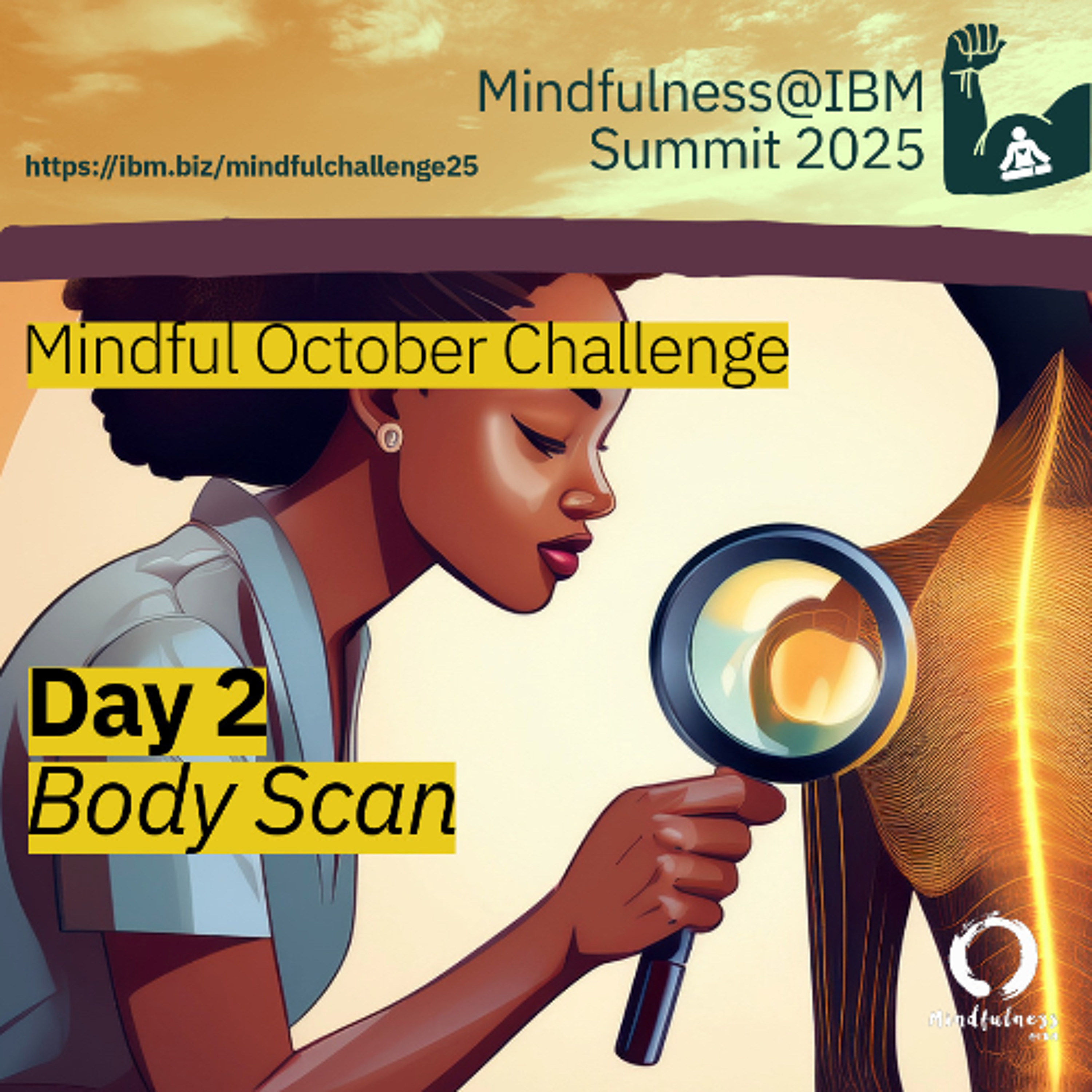 October Challenge 25 - Day 2 – Grounded in the Body: A Mindful Body Scan episode artwork