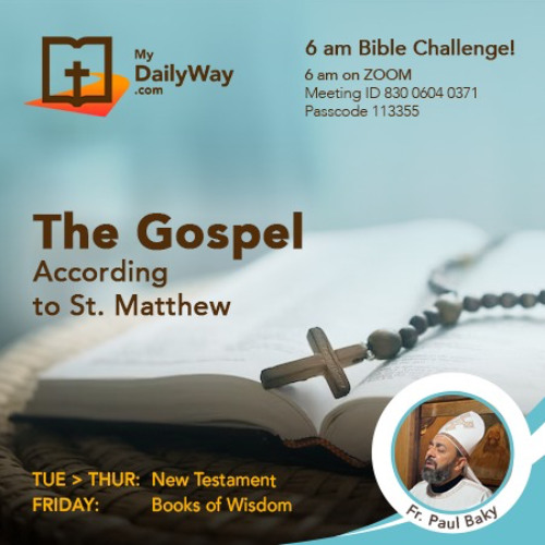 158-Matthew: Chapter 27:1-15 TRIALS of Jesus For My Sake part1  Fr Paul Baky 10.01.2025