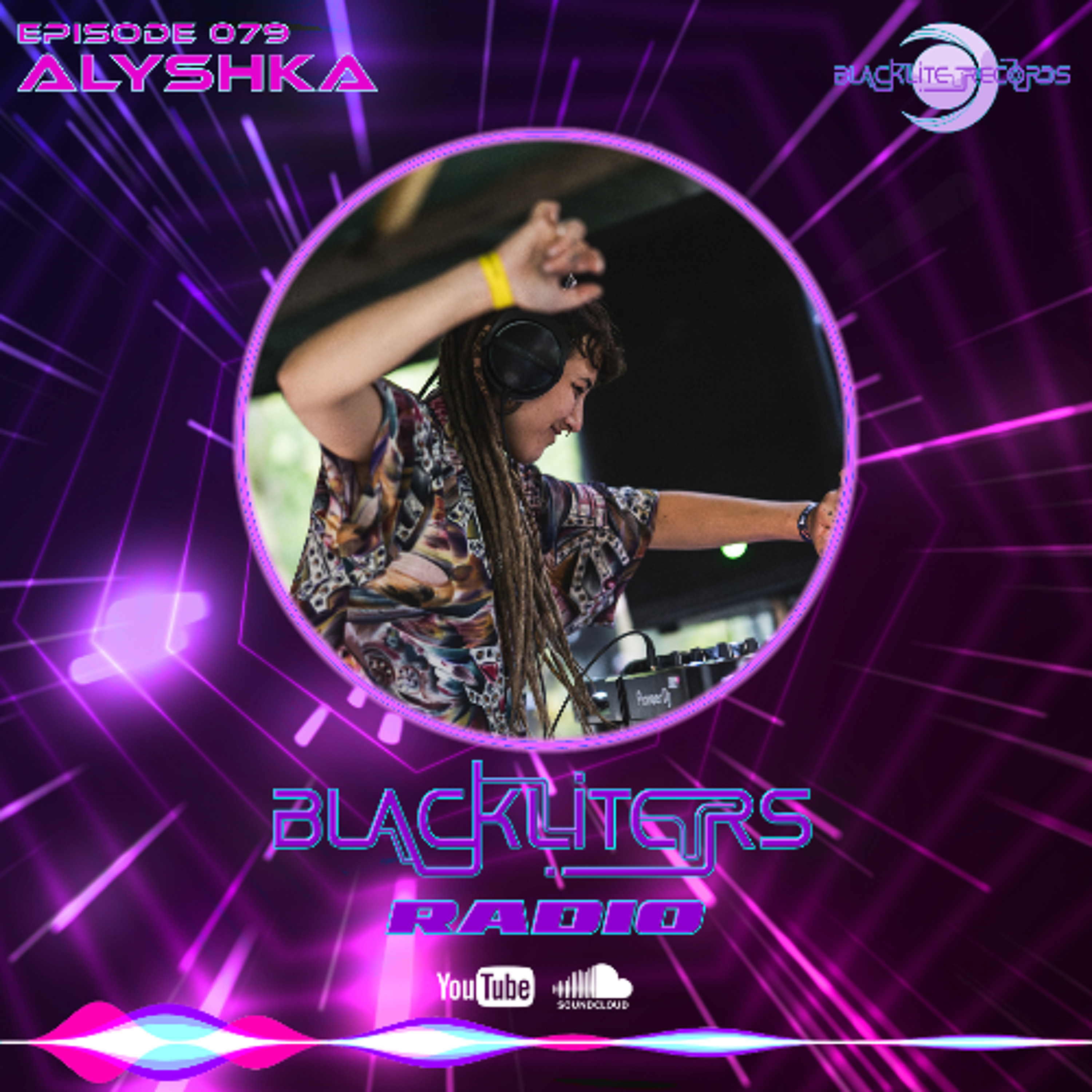 Blackliters Radio #079 "ALYSHKA" - SYNESTHESIC ECHOES Special Mix [Psychedelic Trance Radio] episode artwork