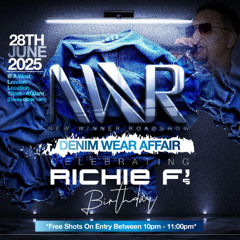 RICHIE F DENIM WEAR BIRTHDAY PARTY PROMO MIX CD