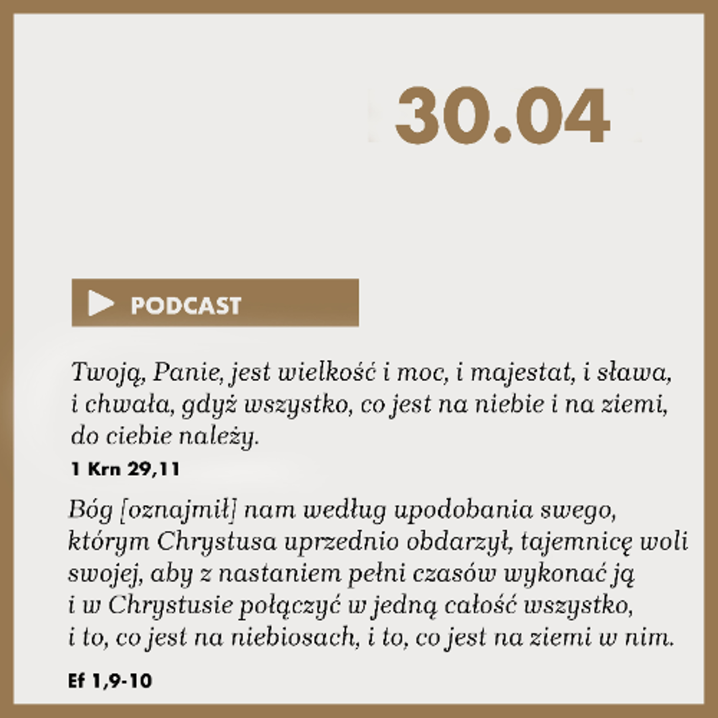 Poranek ze Słowem na 30 kwietnia 2025 episode artwork