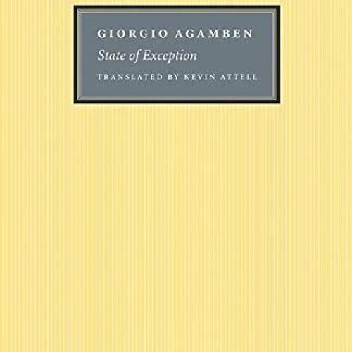 download EBOOK 📃 State of Exception by  Giorgio Agamben &  Kevin Attell PDF EBOOK EP